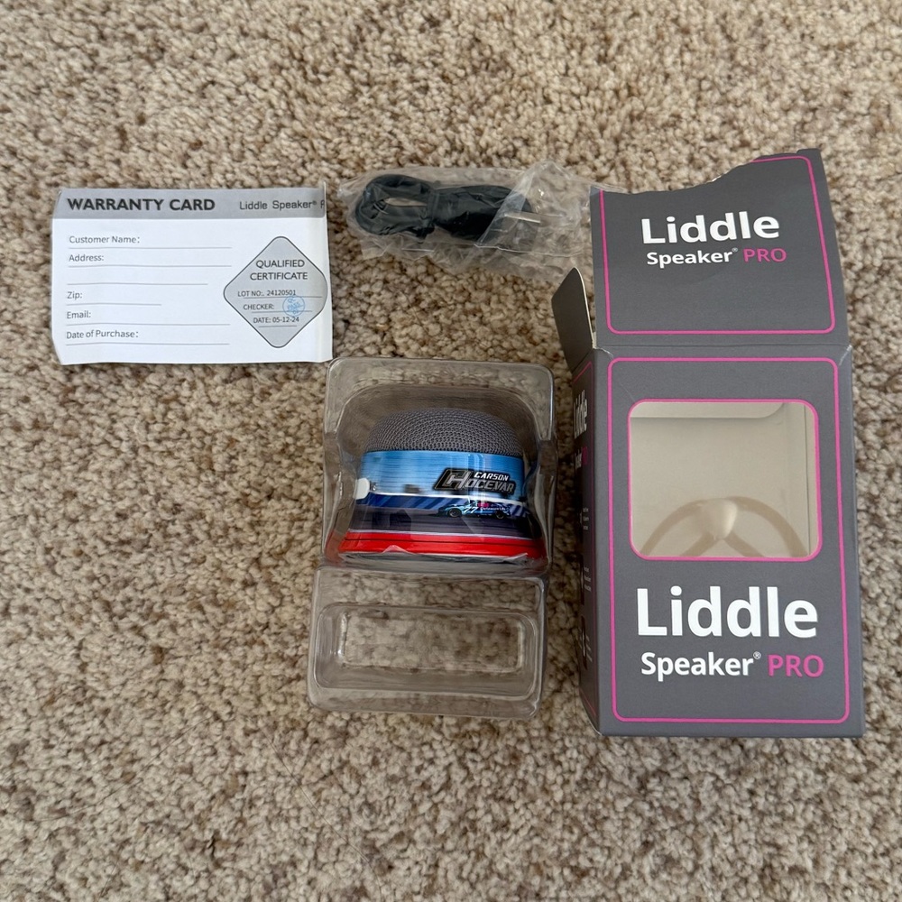 Carson Hocevar Liddle Speaker PRO with Charger